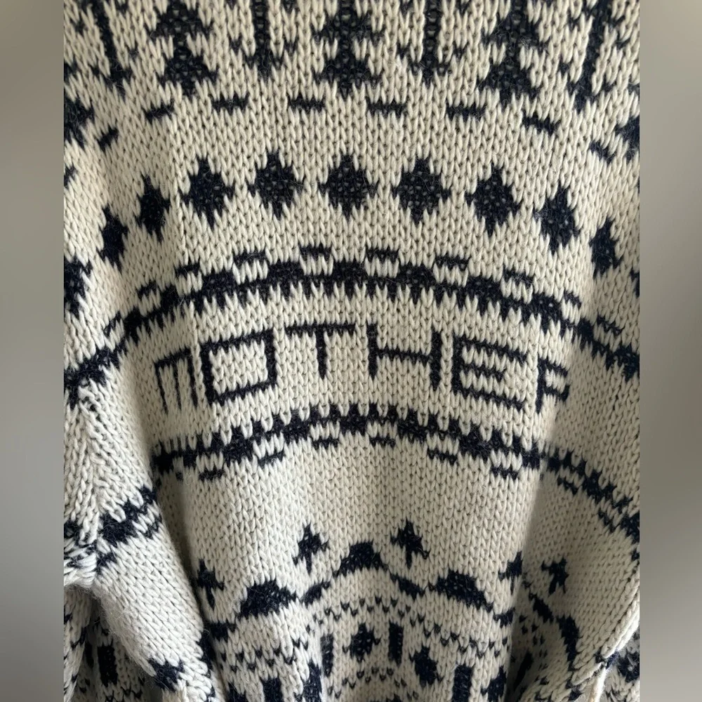 Mother Belted Fringe Cardigan - Picture 2 of 9